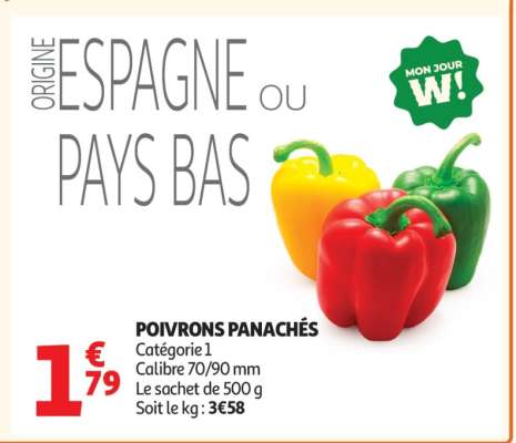 Poivrons Panachés