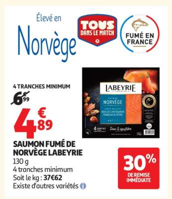 Saumon Fumé De Norvège Labeyrie