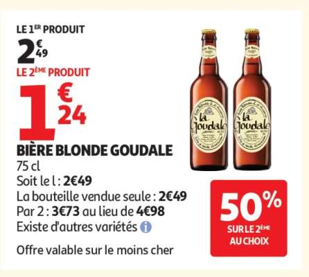 Bière Blonde Goudale