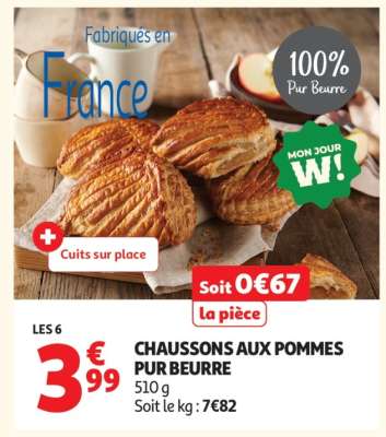 Chaussons Aux Pommes Pur Beurre