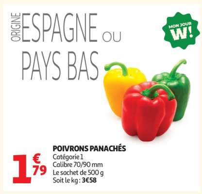 Poivrons Panachés