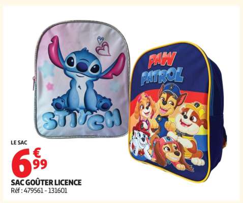 Sac Goûter Licence