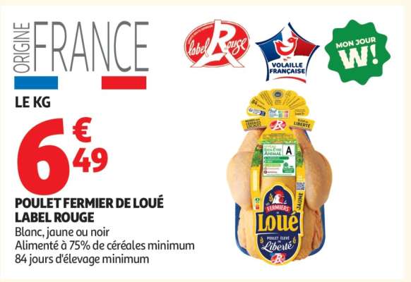 Poulet Fermier De Loué Label Rouge