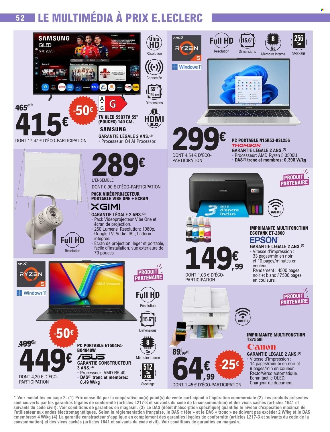 Catalogue E.Leclerc - 23/06/2026 - 04/07/2026. Page 52