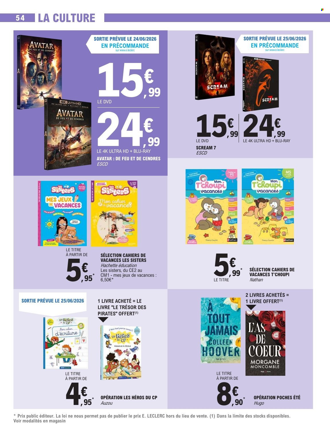 Catalogue E.Leclerc - 23/06/2026 - 04/07/2026. Page 54