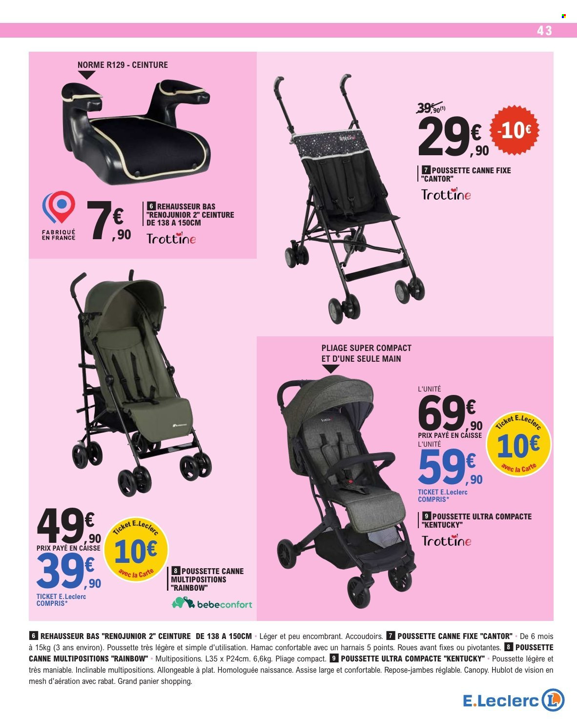 Catalogue E.Leclerc - 23/06/2026 - 04/07/2026. Page 43