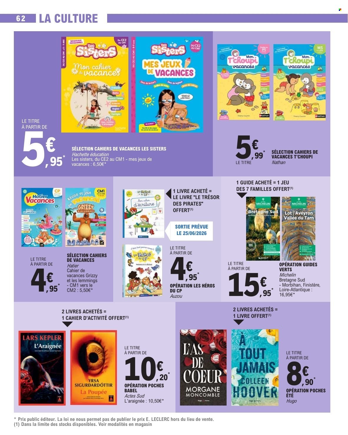 Catalogue E.Leclerc - 23/06/2026 - 04/07/2026. Page 62