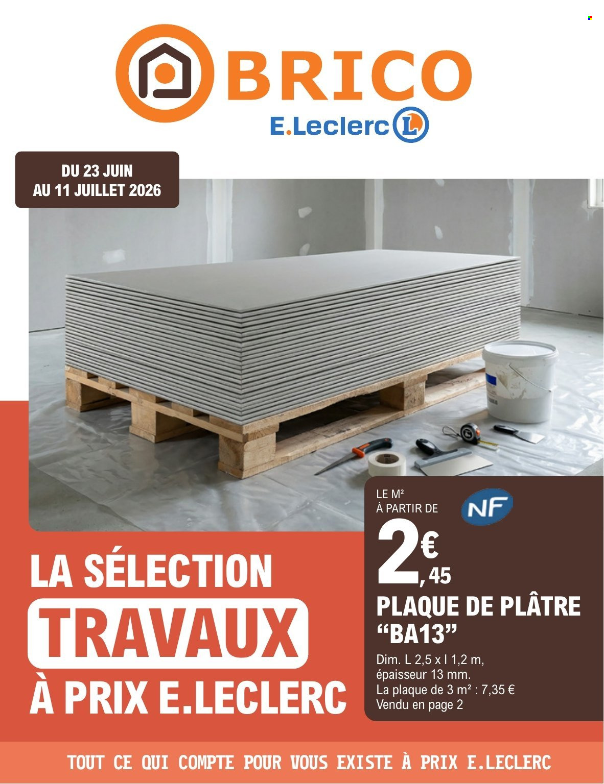 Catalogue E.Leclerc - 23/06/2026 - 11/07/2026. Page 1