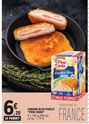 CORDON BLEU POULET “PÈRE DODU”