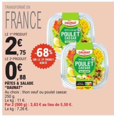 PÂTES & SALADE "DAUNAT"