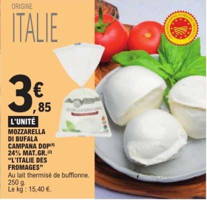 MOZZARELLA DI BUFALA CAMPANA DOP