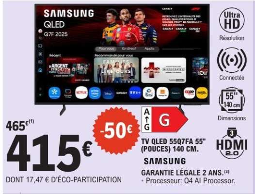 TV QLED 55Q7FA 55'' (POUCES) 140 CM