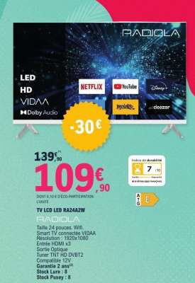 TV LCD LED RA2424W