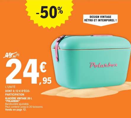 GLACIÈRE VINTAGE 20 L "POLARBOX"