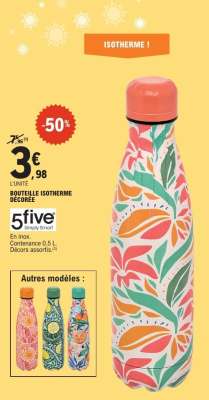 BOUTEILLE ISOTHERME DÉCORÉE
