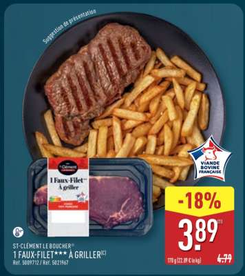 1 FAUX-FILET*** À GRILLER