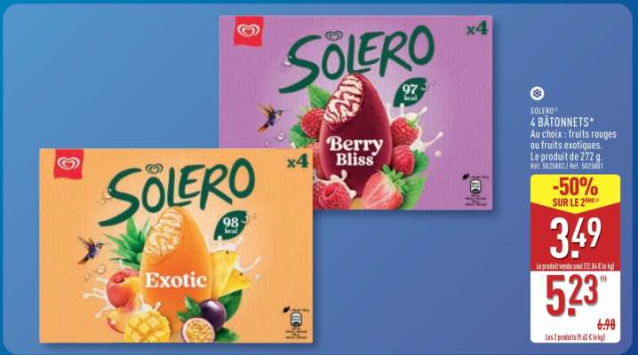 SOLERO 4 BÂTONNETS