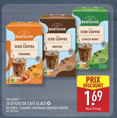 10 STICKS DE CAFÉ GLACÉ