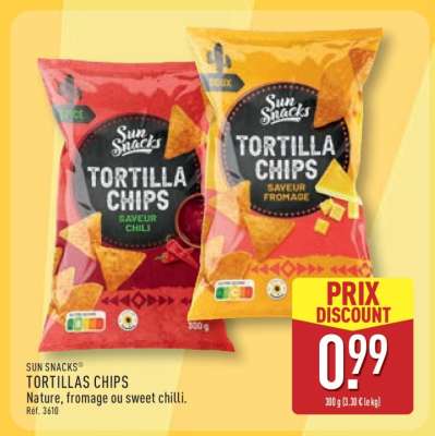 SUN SNACKS® TORTILLAS CHIPS