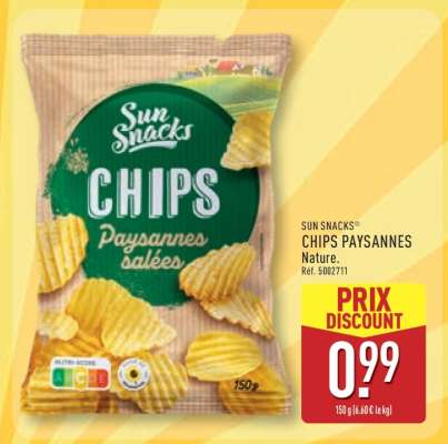 SUN SNACKS® CHIPS PAYSANNES
