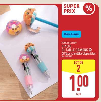 HOME CREATION Stylos ou taille-crayons