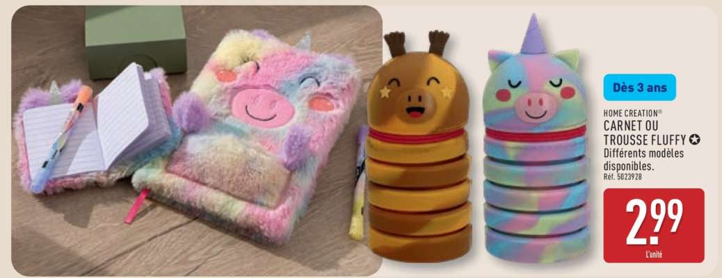 CARNET OU TROUSSE FLUFFY
