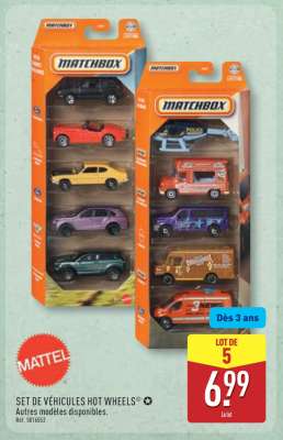 SET DE VÉHICULES HOT WHEELS