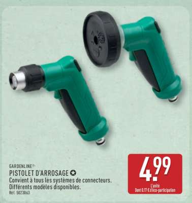 GARDENLINE® PISTOLET D’ARROSAGE