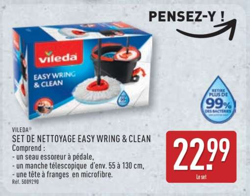Vileda Set de Nettoyage Easy Wring & Clean
