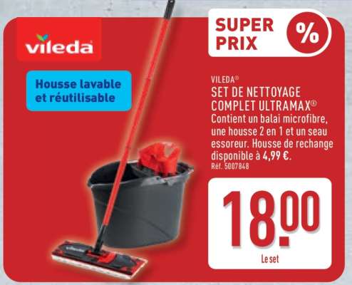 Vileda Set de Nettoyage Complet Ultramax