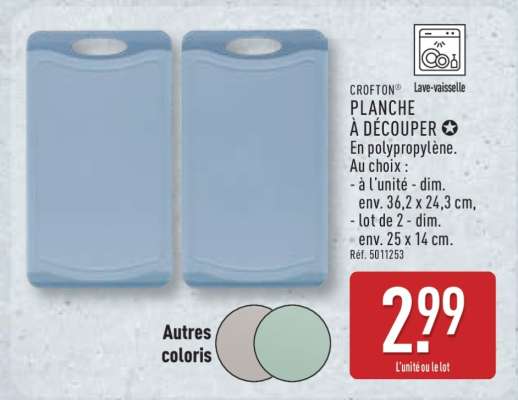 CROFTON® PLANCHE À DÉCOUPER