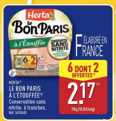 Herta Le Bon Paris à l'Étouffée