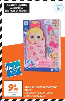 BABY ALIVE - L'HEURE DU SHAMPOOING