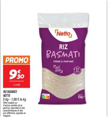 RIZ BASMATI NETTO
