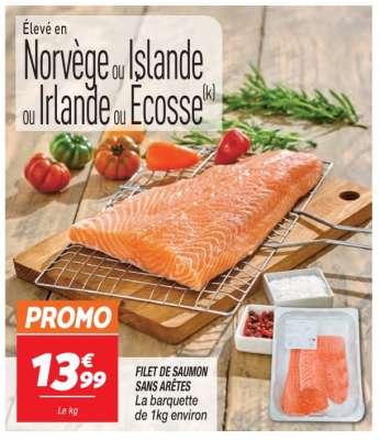 FILET DE SAUMON SANS ARÊTES