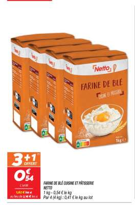 FARINE DE BLÉ CUISINE ET PÂTISSERIE