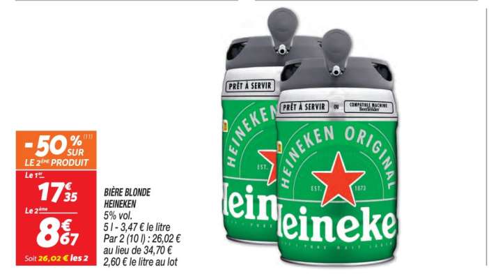 Bière Blonde Heineken*