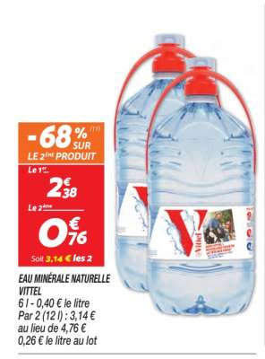 Eau Minérale Naturelle Vittel