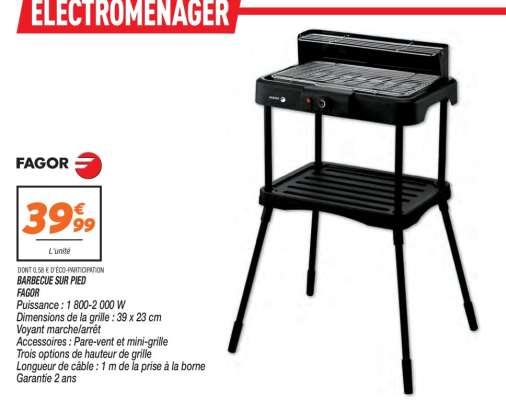 BARBECUE SUR PIED