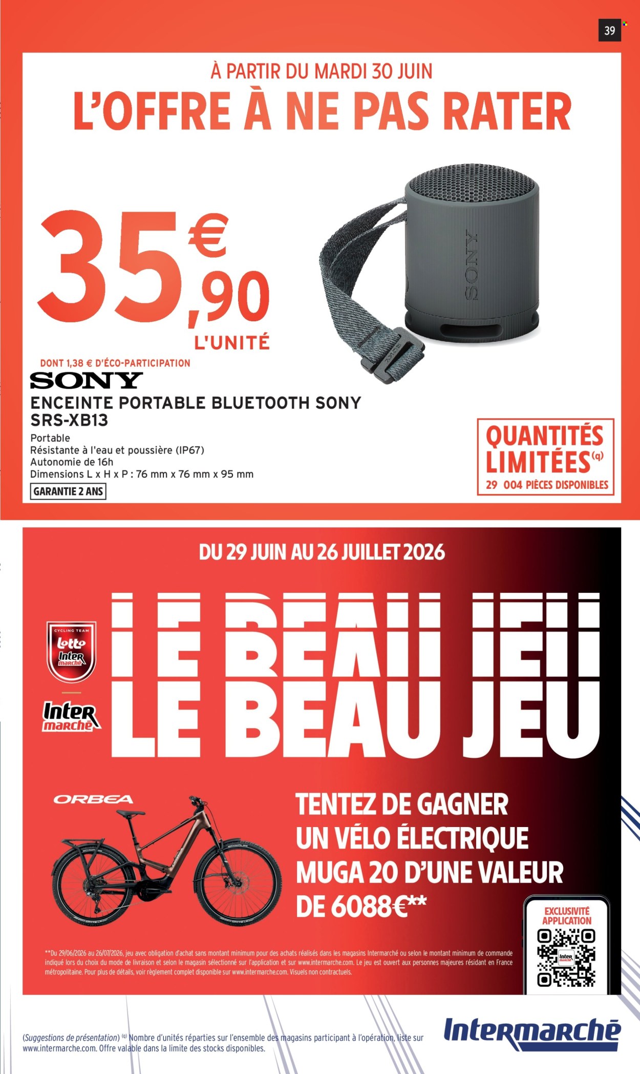 Catalogue Intermarché Super - 30/06/2026 - 12/07/2026. Page 39