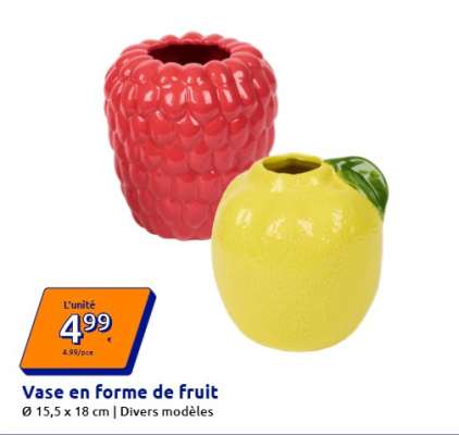 Vase en forme de fruit