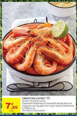 CREVETTES CUITES
