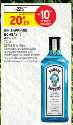 GIN SAPPHIRE BOMBAY