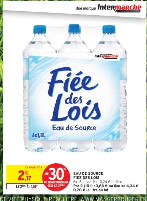 EAU DE SOURCE FIEE DES LOIS