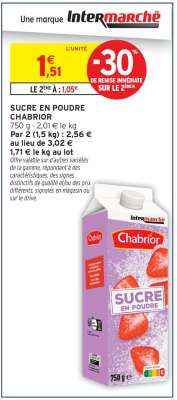 SUCRE EN POUDRE CHABRIOR