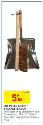 LOT PELLE ACIER + BALAYETTE COCO