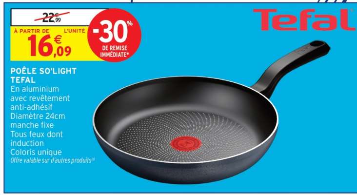 POÊLE SO'LIGHT TEFAL