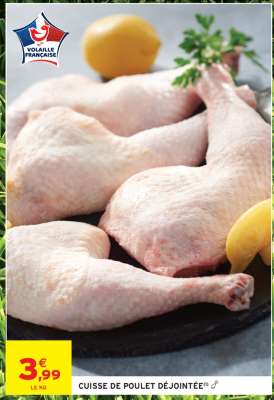 CUISSE DE POULET DÉJOINTÉE