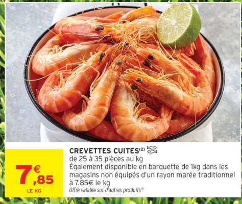 CREVETTES CUITES