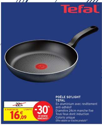 POÊLE SO'LIGHT TEFAL